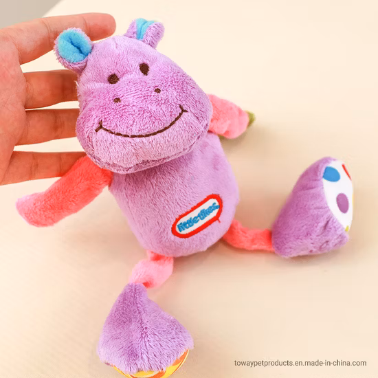 トレンディな動物の子犬犬のきしむぬいぐるみをデザインします。